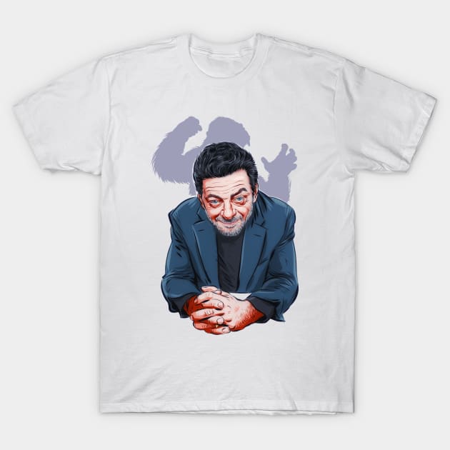 Andy Serkis - An illustration by Paul Cemmick T-Shirt by PLAYDIGITAL2020